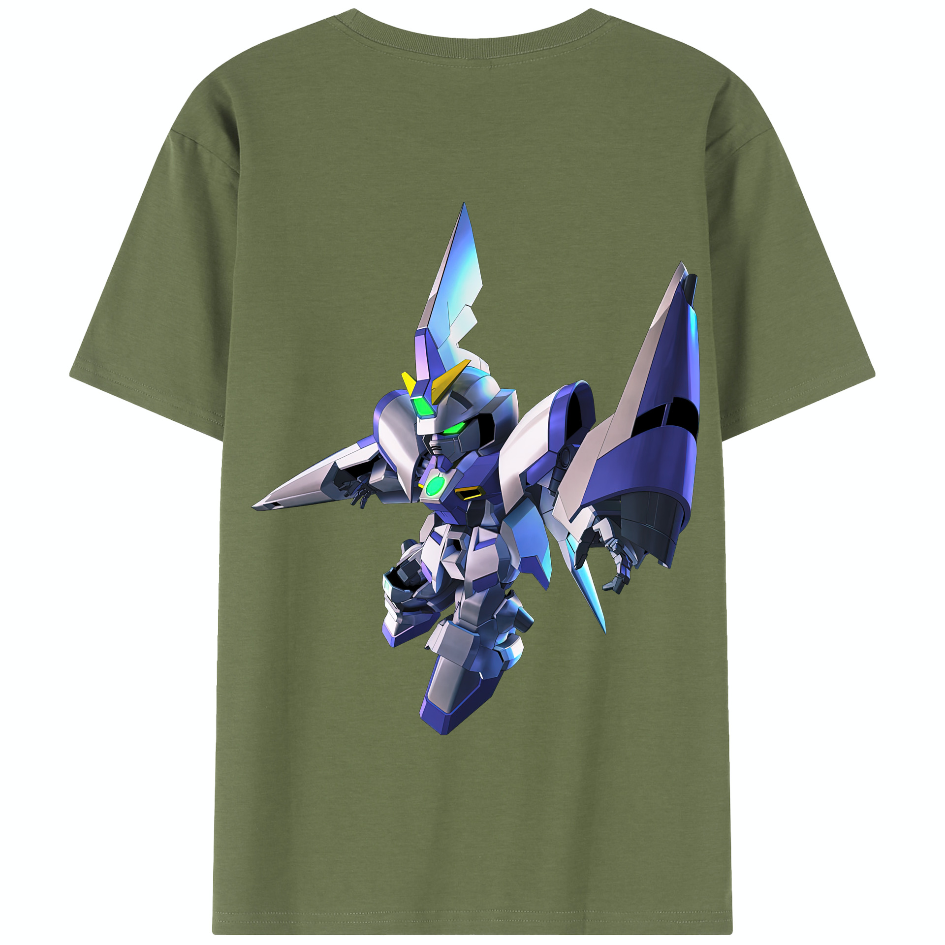 （画像用） 機動戦士ガンダム Mobile Suit Gundam 綿100％半袖Tシャツ（背面プリント）